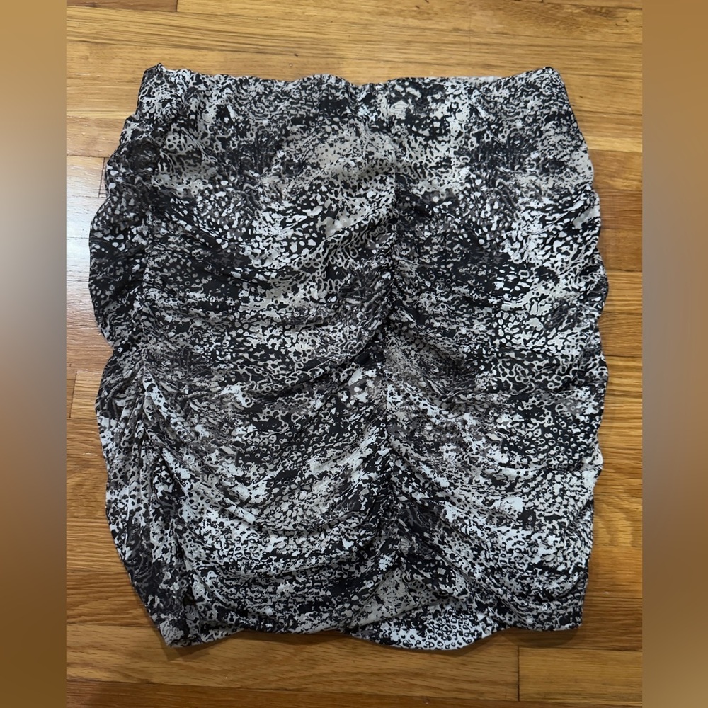DKNY Sea Snake Pebble Ruched Skirt